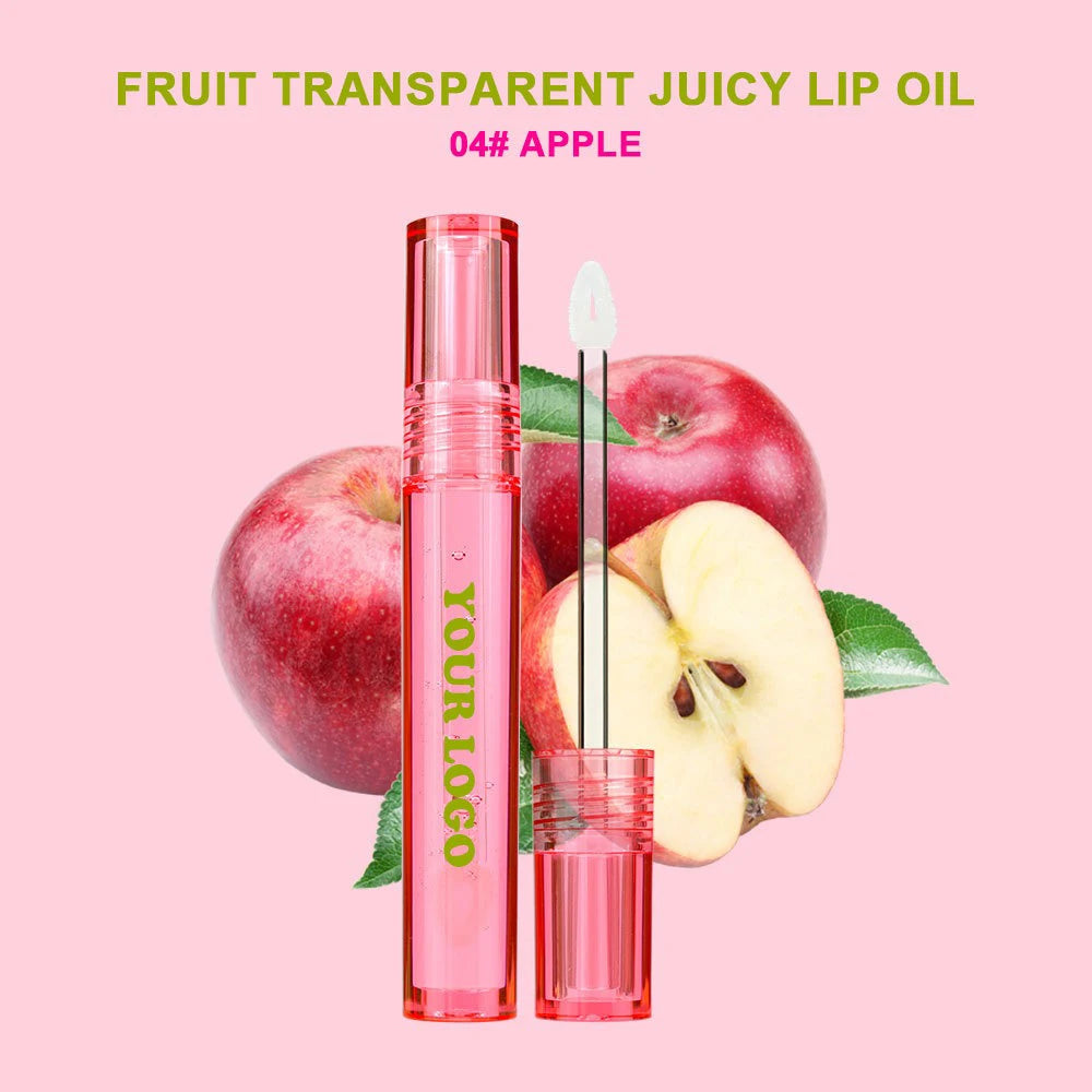 Fruit Flavor Hydrating Lip Oil – Vegan Private Label Wholesale Lip Oil Gloss Axl 04 20pcs with logo