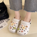 Women's Thick Sole EVA Waterproof Beach Slippers & Sandals Platform Slippers Axl WHITE 40-41
