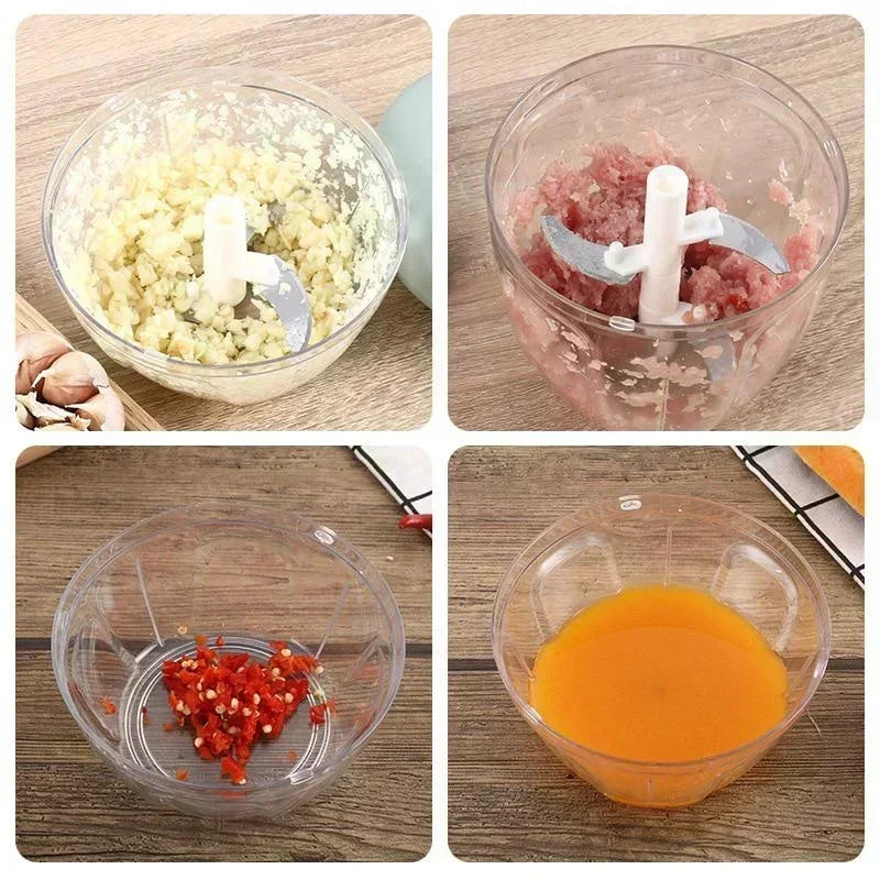 Manual Garlic Press & Multi-Function Vegetable Chopper Garlic Press Chopper Axl