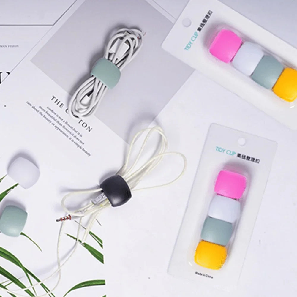 5-Piece Cable Organizer Set – Travel Earphone & Charging Storage Cable Storage Organizer Axl