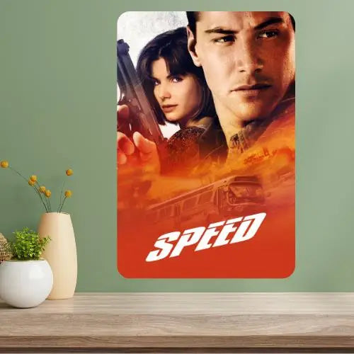 Speed Classic Movie Metal Poster Sign | Retro Aluminum Wall Art Metal Wall Sign Axl aluminum sign aluminum 40x30cm