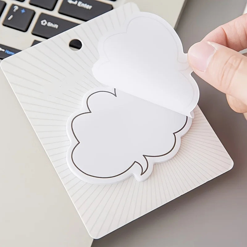 10-Pack Dialogue Box Sticky Notes – Kawaii Self-Adhesive Memo Sticky Note Pads Axl