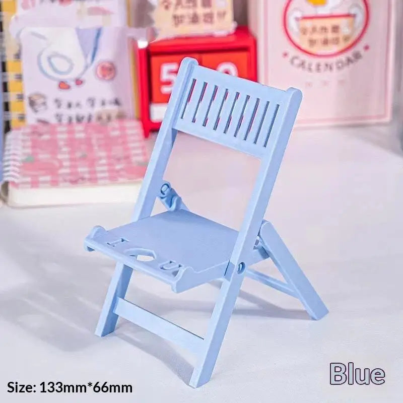 Mini Beach Chair Phone Stand – Foldable Desktop Tablet Holder Phone Stand Axl A12