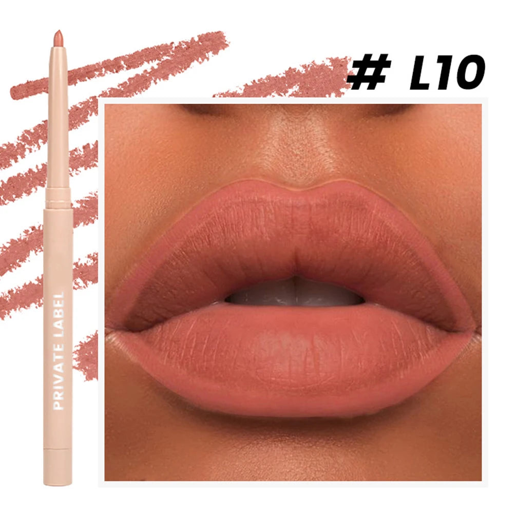 Vegan Waterproof Matte Lip Liner – Long-Lasting Nude Lip Pencil Matte Lip Liner Axl