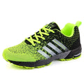 Men's Breathable Mesh Sneakers – Anti-Slip Casual Running Shoes Men's Running Sneakers Axl Green 45