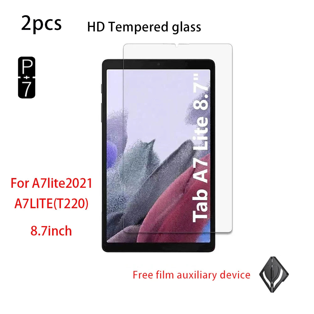 2-Pack Tempered Glass Screen Protector Samsung Galaxy Tab A7 Lite 8.7" Tablet Screen Protector Axl FOR A7LITE2021 8.7