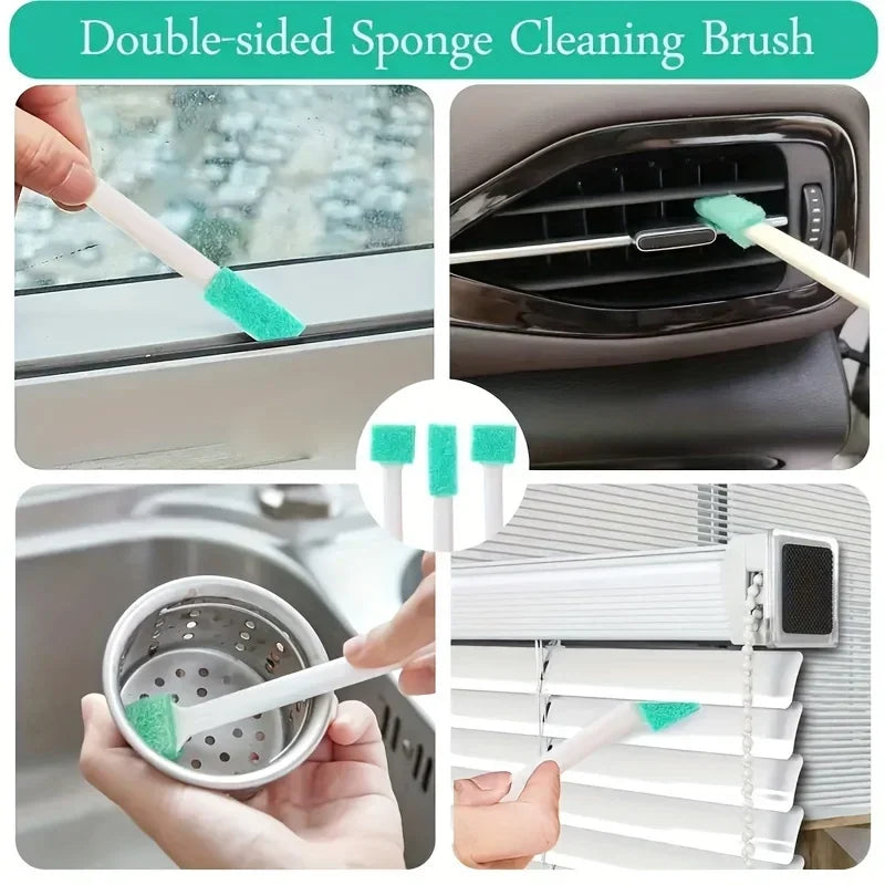 Crevice Gap Cleaning Brush Set – Corner & Detail Scrub Tool Cleaning Brush Set Axl