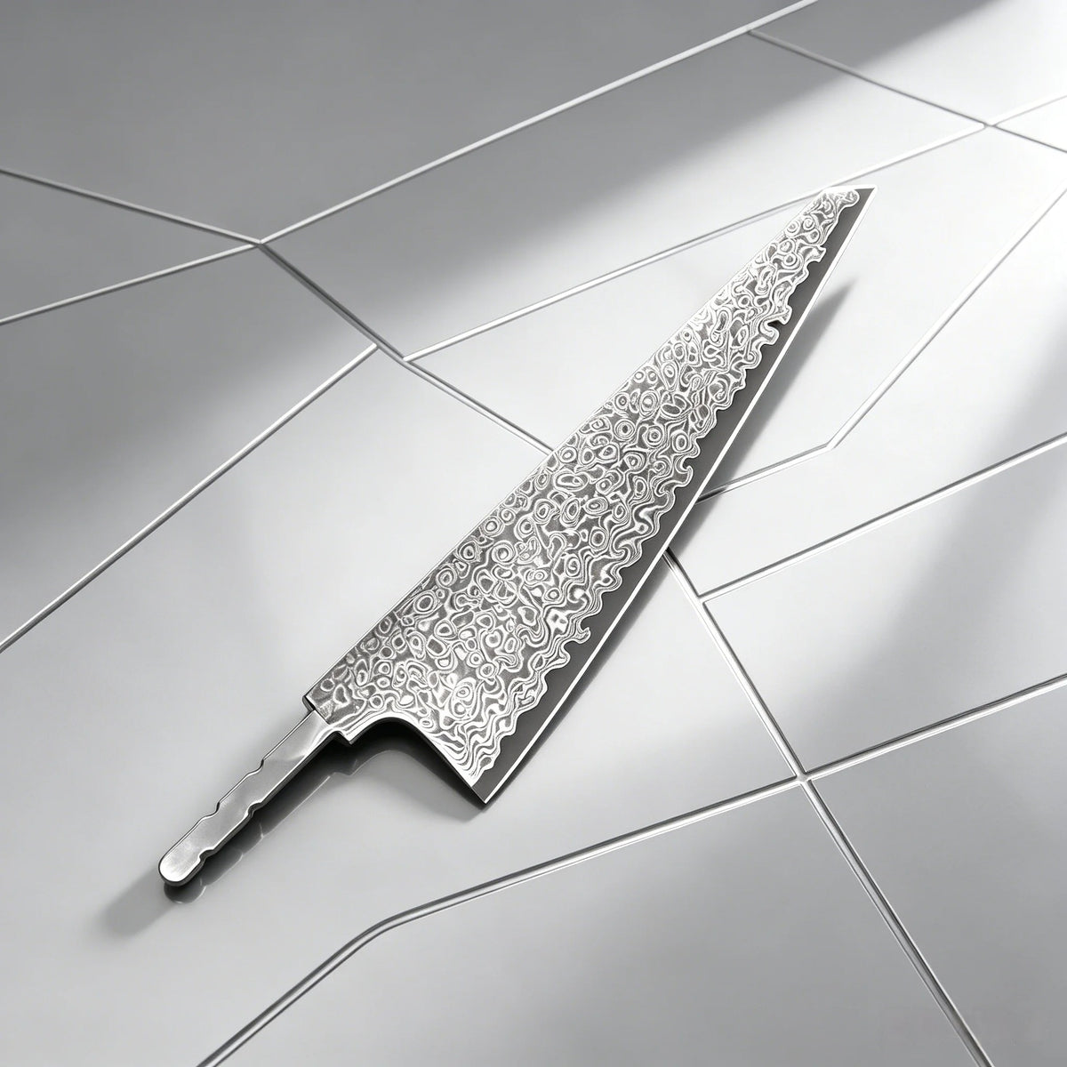 Hand Forged Damascus Steel Cleaver Blade Blank – Ultra Sharp Cleaver Blade Blank Axl Kitchen Blade-1PC