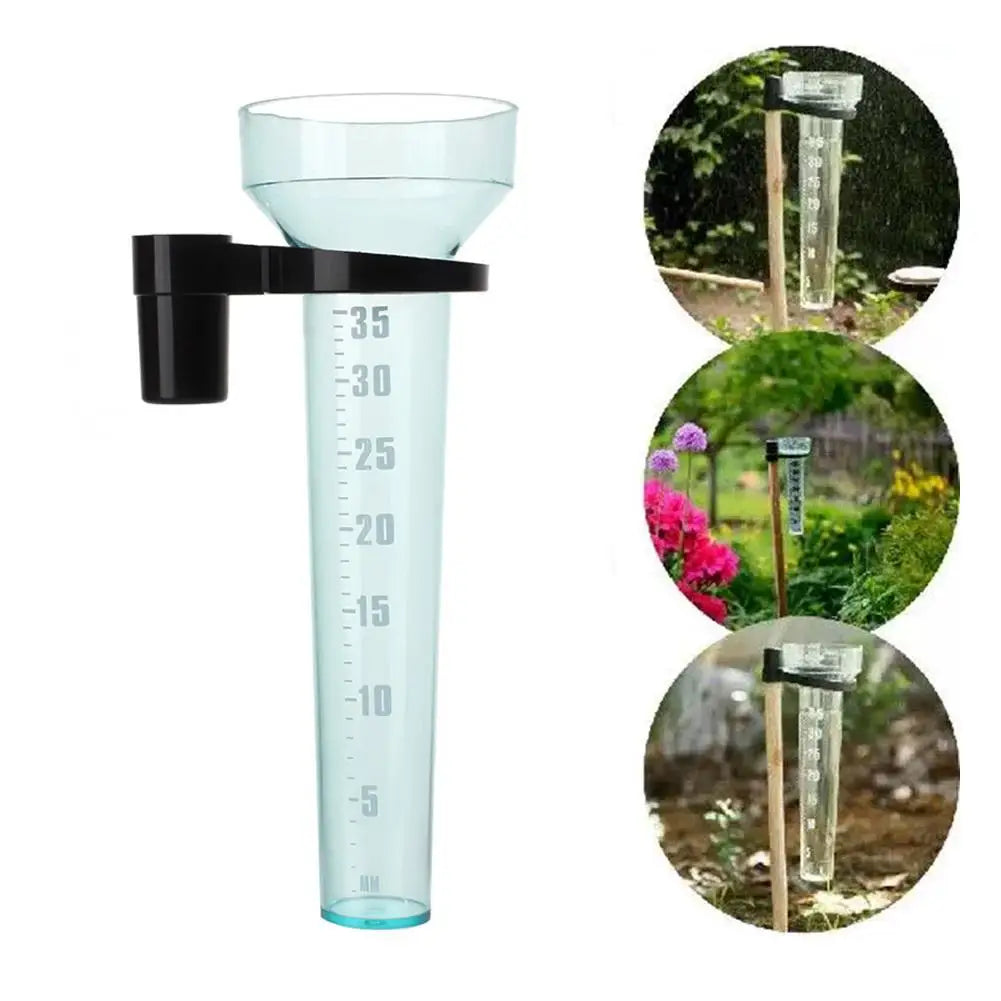 Plastic Rain Gauge 35mm – Garden & Lawn Rain Meter Garden Rain Gauge Axl