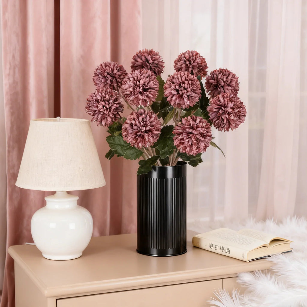 Silk Ball Chrysanthemum Artificial Flowers – Wedding & Home Décor Artificial Silk Flowers Axl
