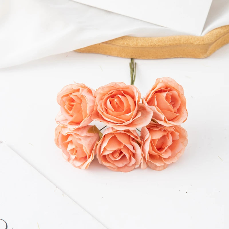 Silk Carnation Artificial Flowers UV Protection – 6 or 18 Pcs Artificial Silk Flowers Axl 4 18pcs