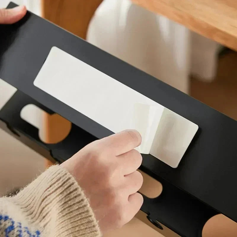 No-Drill Under Desk Cable Tray & Power Strip Organizer Desk Cable Organizer Axl