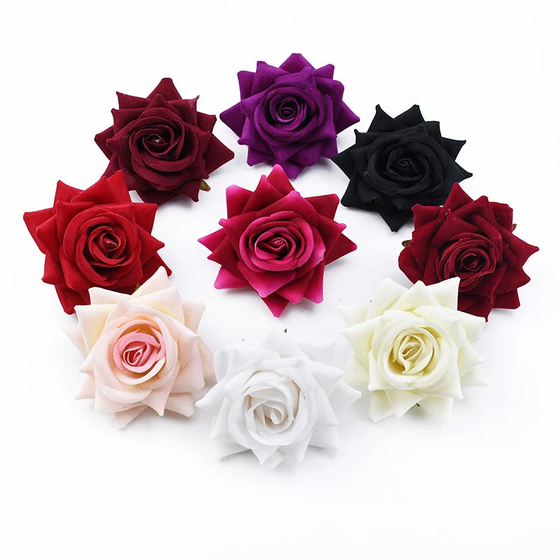 Silk Rose Artificial Flowers – Wedding, Bridal & Home Decor Artificial Silk Flowers Axl Mix 10 pcs