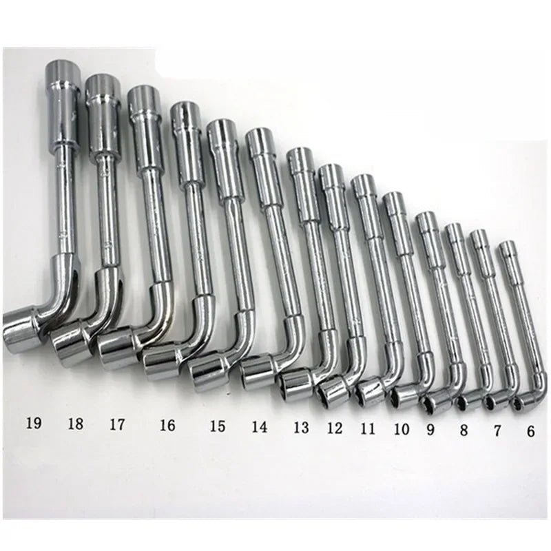 L-Type Double-End Hollow Hex Socket Wrench | Chrome Vanadium Hex Socket Wrench Axl