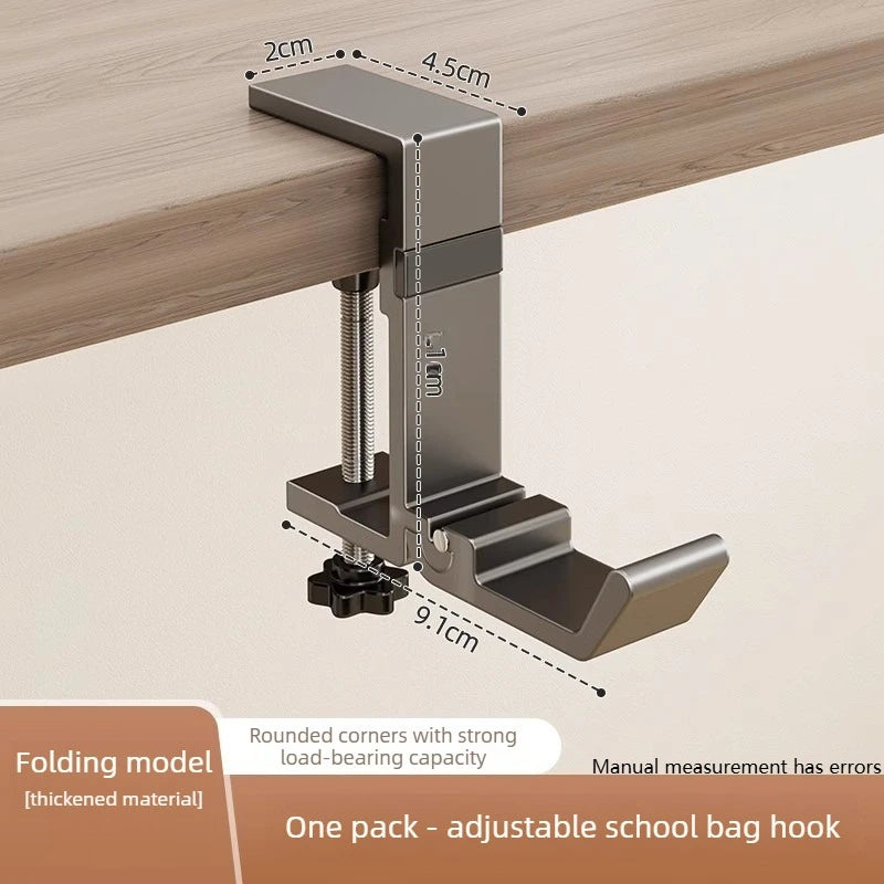 Universal Metal Headphone Stand & Desk Organizer Rack Headphone Stand Axl Grey1-1pcs