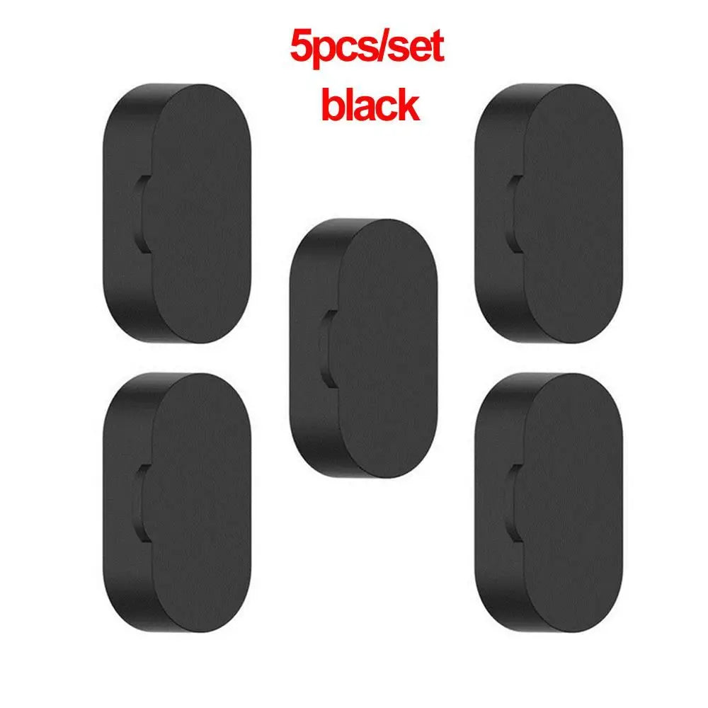Silicone Dustproof Plug for Garmin Vivoactive Fenix Forerunner Watch Port Cover Axl black-5pcs-set