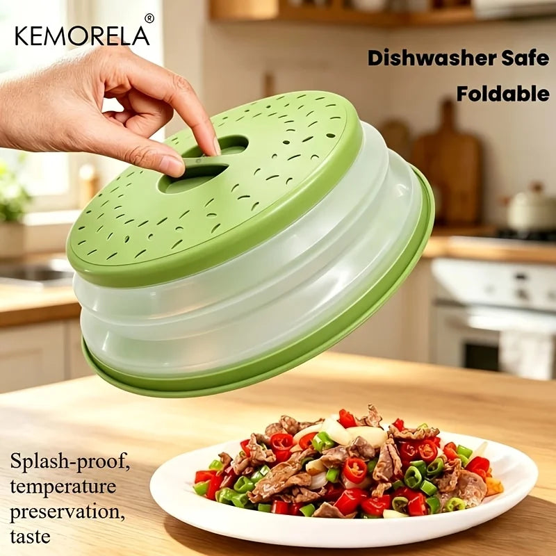 Microwave Splash Cover – Foldable, Retractable & Dishwasher Safe Microwave Splash Cover Axl Fresh Green