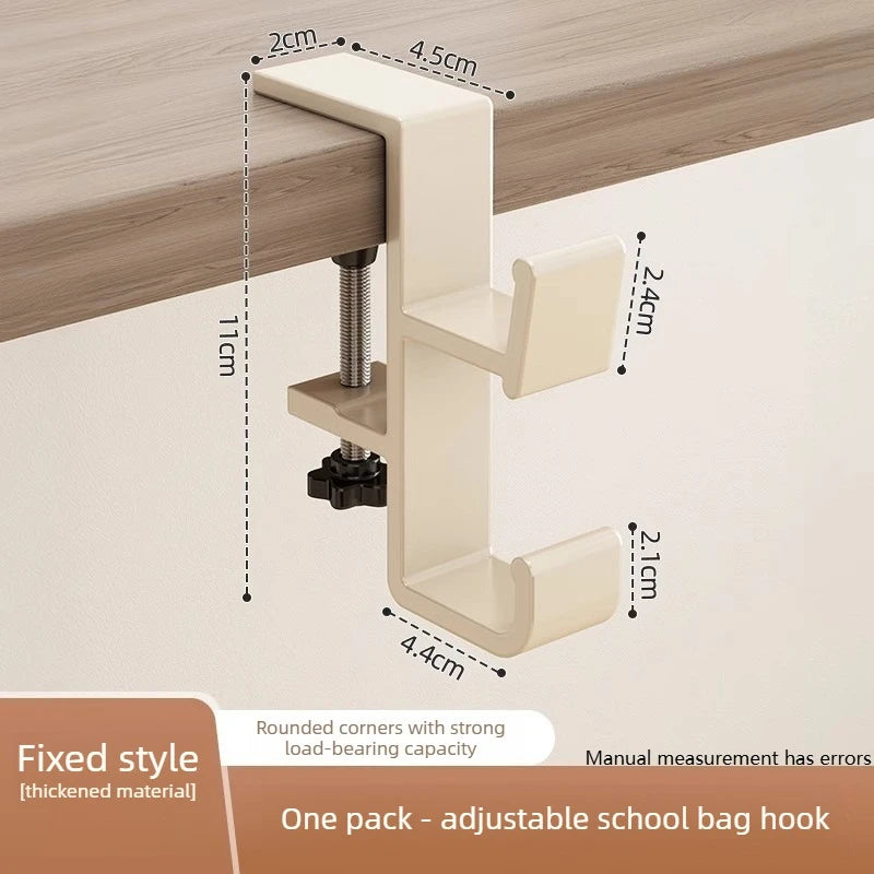 Universal Metal Headphone Stand & Desk Organizer Rack Headphone Stand Axl white2-1pcs