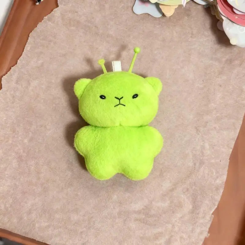 Green Alien Cat Plush Keychain – Cute Stuffed Charm 1/2 Pcs Plush Keychain Charm Axl