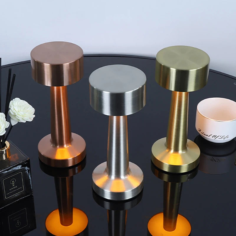 Metal Touch LED Table Lamp – Rechargeable Bedside Mood Light LED Table Lamp Axl