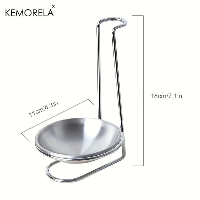 Gold Stainless Steel Spoon Holder & Ladle Rest | Kitchen Tray Utensil Holder Axl