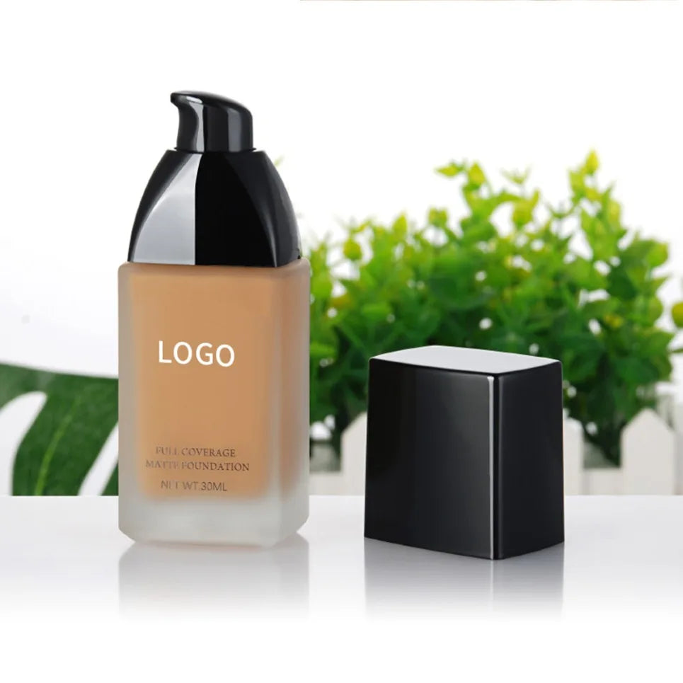 30ml Full Coverage Liquid Foundation – Vegan Private Label Liquid Foundation Axl
