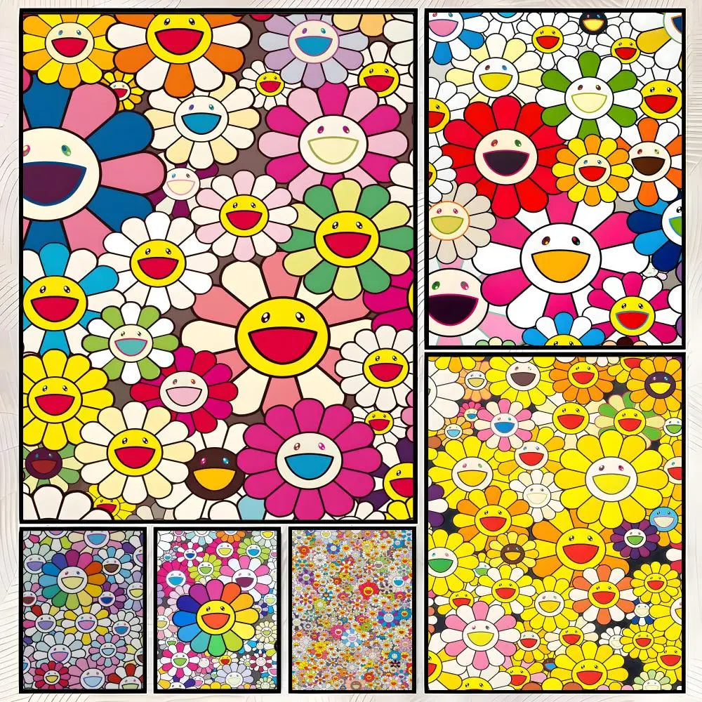 Murakami Takashi HD PVC Self-Stick Wall Art Poster | Home Décor Wall Art Poster Axl