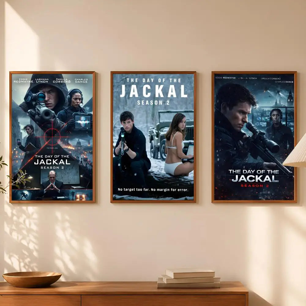 Day of the Jackal TV Poster – Self-Stick HD Waterproof Wall Art Wall Art Poster Axl
