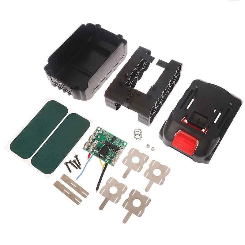 21V BMS Battery Case for 18650 Power Tools – Storage Box Battery Storage Case Axl