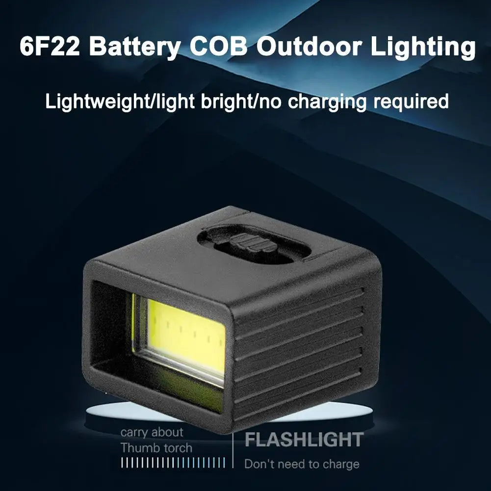 Mini COB LED Keychain Flashlight – 9V Pocket Work Light LED Keychain Flashlight Axl