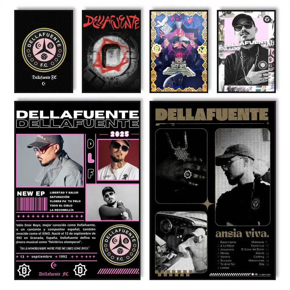 D-Delafuente HD Wall Poster – Self-Adhesive Waterproof Decor Wall Poster Axl