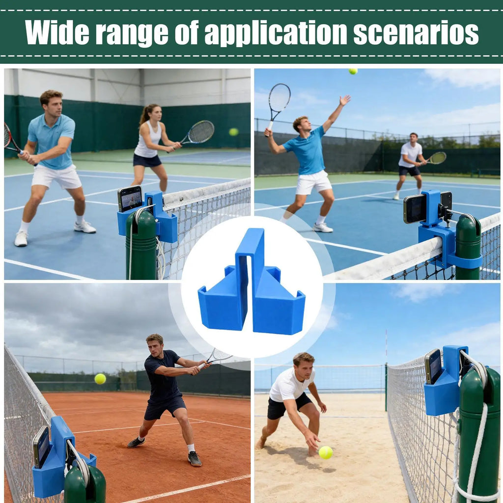 Tennis Fence Phone Mount – Courtside Clip for Live Streaming Phone Fence Mount Axl