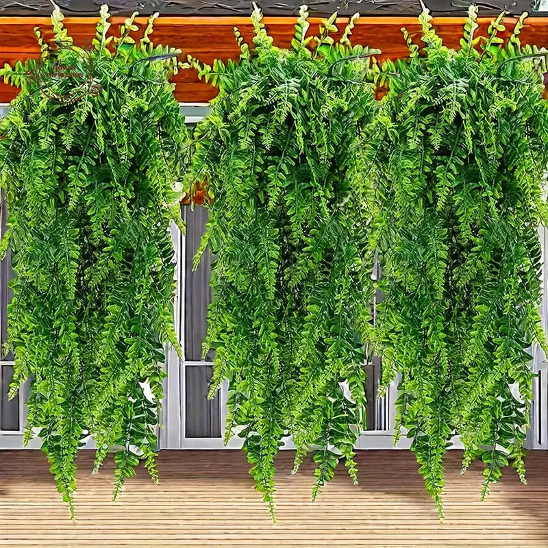 Artificial Hanging Fern Vine Garland | Fake Greenery Décor Artificial Vine Garland Axl