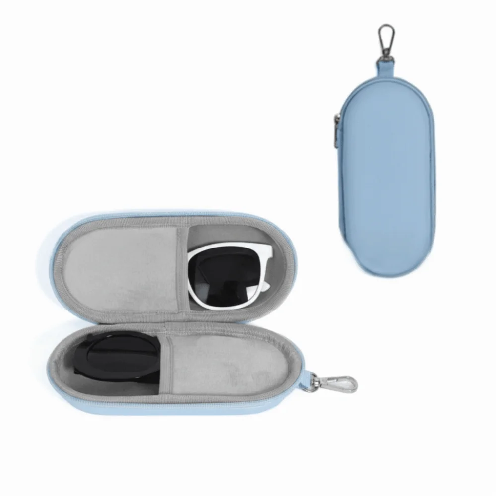 Double Sunglasses Case Hard Shell Dual Eyeglass Travel Organizer Eyeglass Travel Case Axl