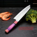 67-Layer Damascus Steel Kiritsuke Chef Knife | 8" Kitchen Blade Damascus Chef Knife Axl Kiritsuke Knife