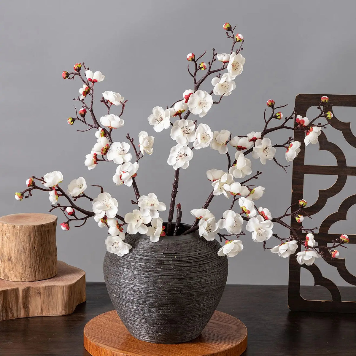 Artificial Silk Plum Blossom Branch | Spring Home & Wedding Decor Artificial Flower Branch Axl