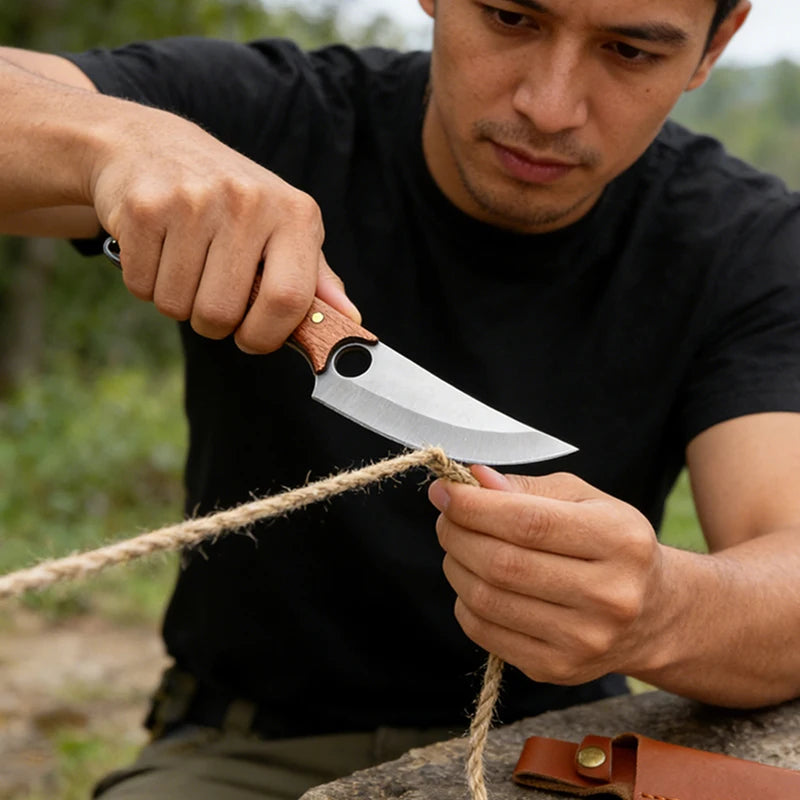 JYi 3.3" Fixed Blade Knife – EDC Camping & Hunting Knife Fixed Blade Knife Axl