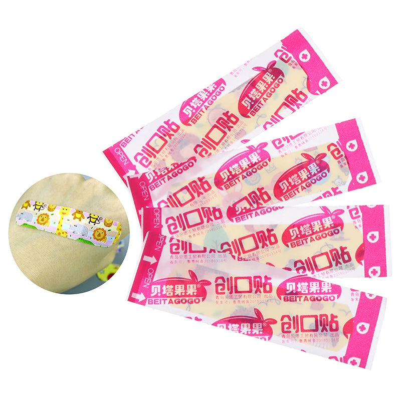 120-Pack Waterproof Cartoon Adhesive Bandages for Kids Adhesive Bandages Axl