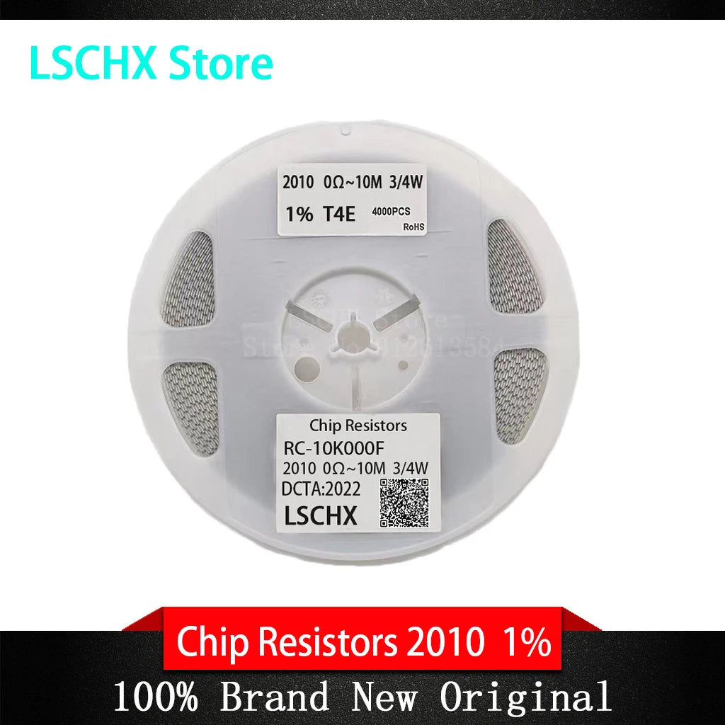 4000pcs 2010 SMD Chip Resistors 1% 3/4W Kit – 0R to 10M Ohm SMD Resistor Kit Axl