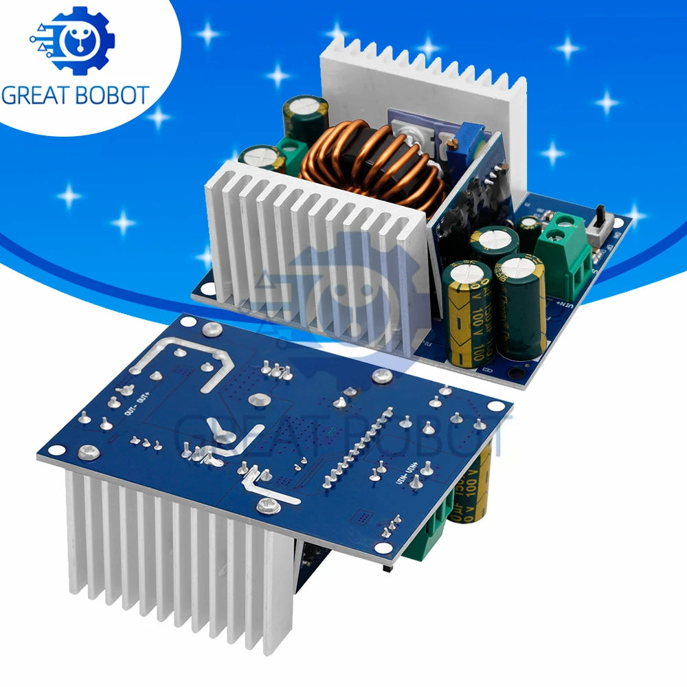 500W 18A DC-DC Buck Converter & Adjustable Voltage Regulator 2–90V Buck Converter Module Axl 500W