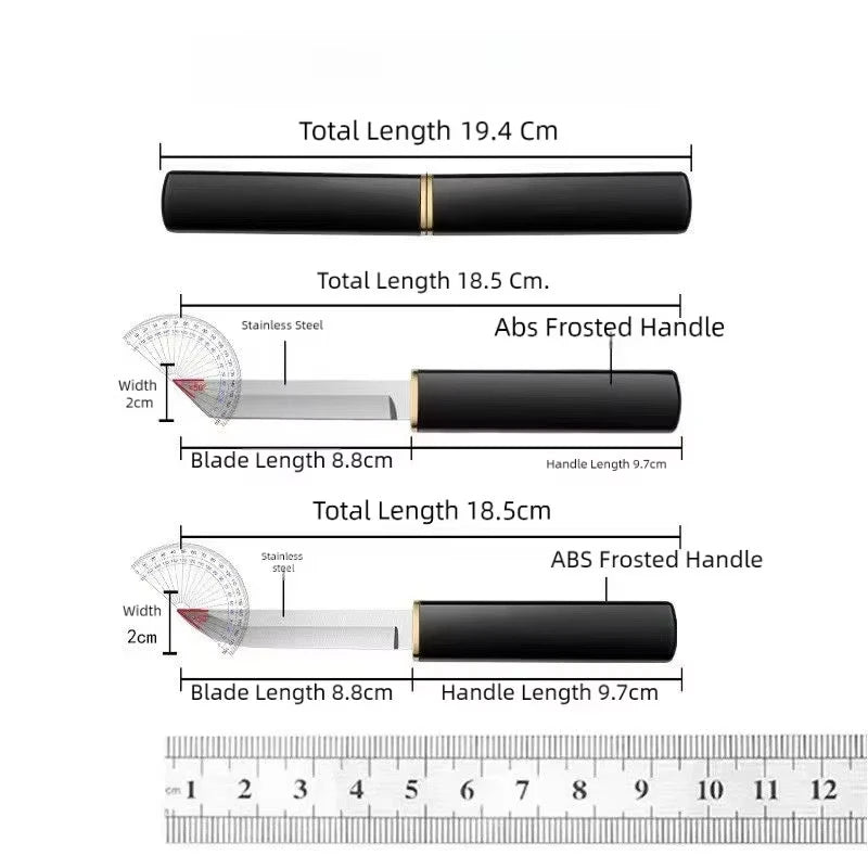 2-in-1 Double Blade Kitchen Knife – Stainless Steel Cleaver Double Blade Knife Axl