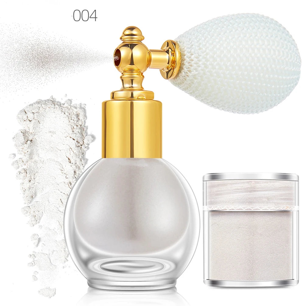 Vegan Pearl Glitter Highlighter Spray – Face & Body Makeup Glitter Highlighter Spray Axl 004 1pcs NO LOGO