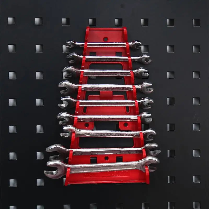 KITPIPI Red Plastic Wrench Organizer Tray – Holds 6 Wrenches Wrench Organizer Tray Axl