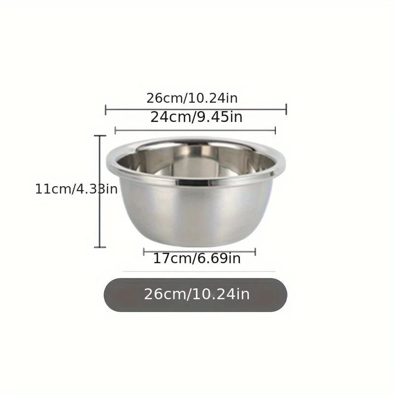 KEMORELA Large Stainless Steel Dog Bowls – Food & Water Dishes Stainless Steel Dog Bowl Axl 26cm