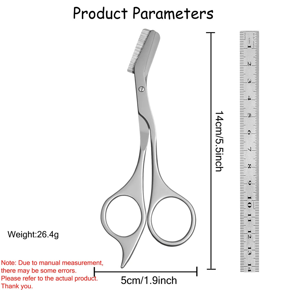 Eyebrow Trimmer Scissors & Shaver – Precision Grooming Tool Eyebrow Grooming Tool Axl