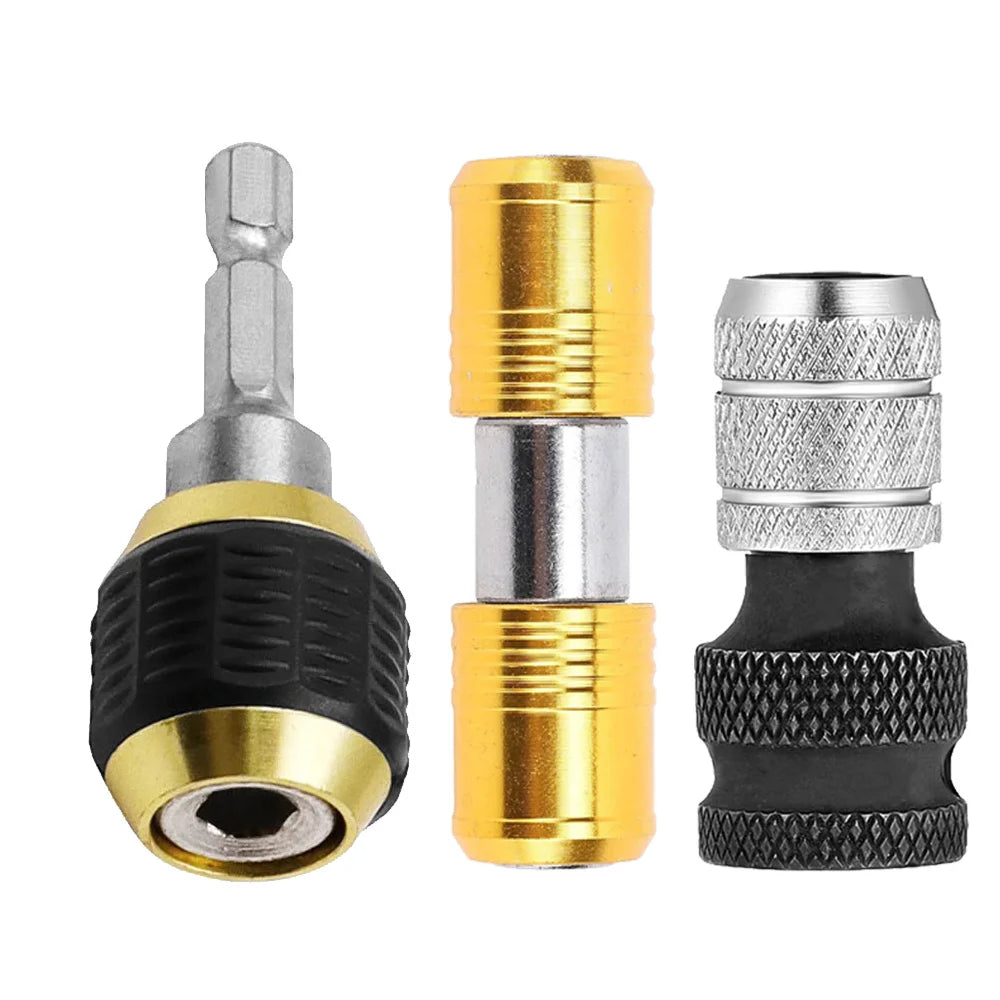 3-Pc Hex Quick-Change Adapter Set | Self-Locking Bit Holder Drill Bit Adapter Axl China Mainland
