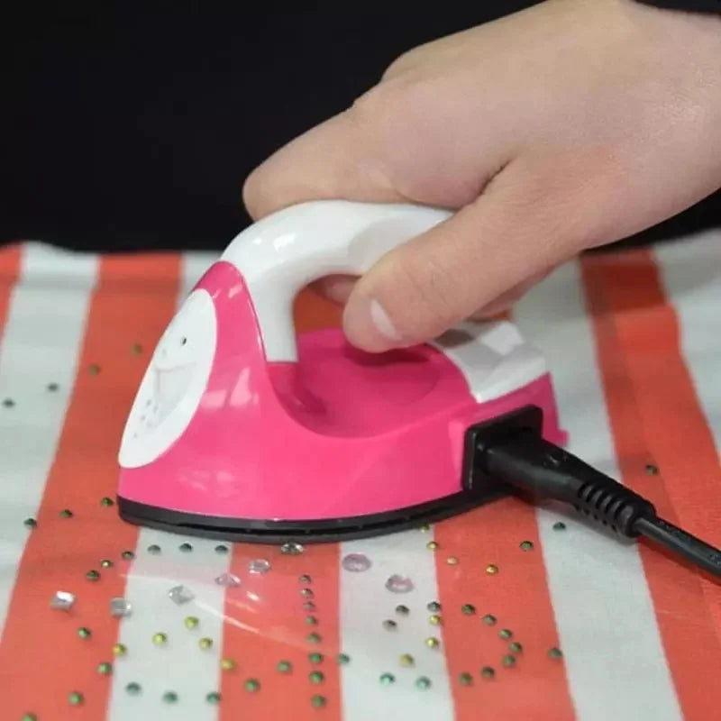 Mini Electric Iron for DIY Crafts & Sewing – Portable Tool Mini Craft Iron Axl