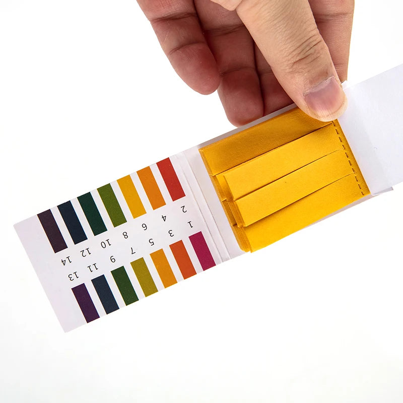 80 pH Test Strips 1–14 | Water, Soil & Pool pH Indicator Kit pH Test Strips Axl