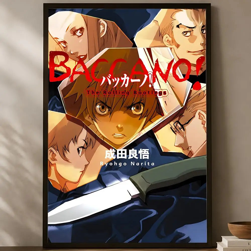 Anime Baccano Self-Stick HD Wall Art Poster – Waterproof Decor Anime Wall Poster Axl White05 50X70cmNoframe