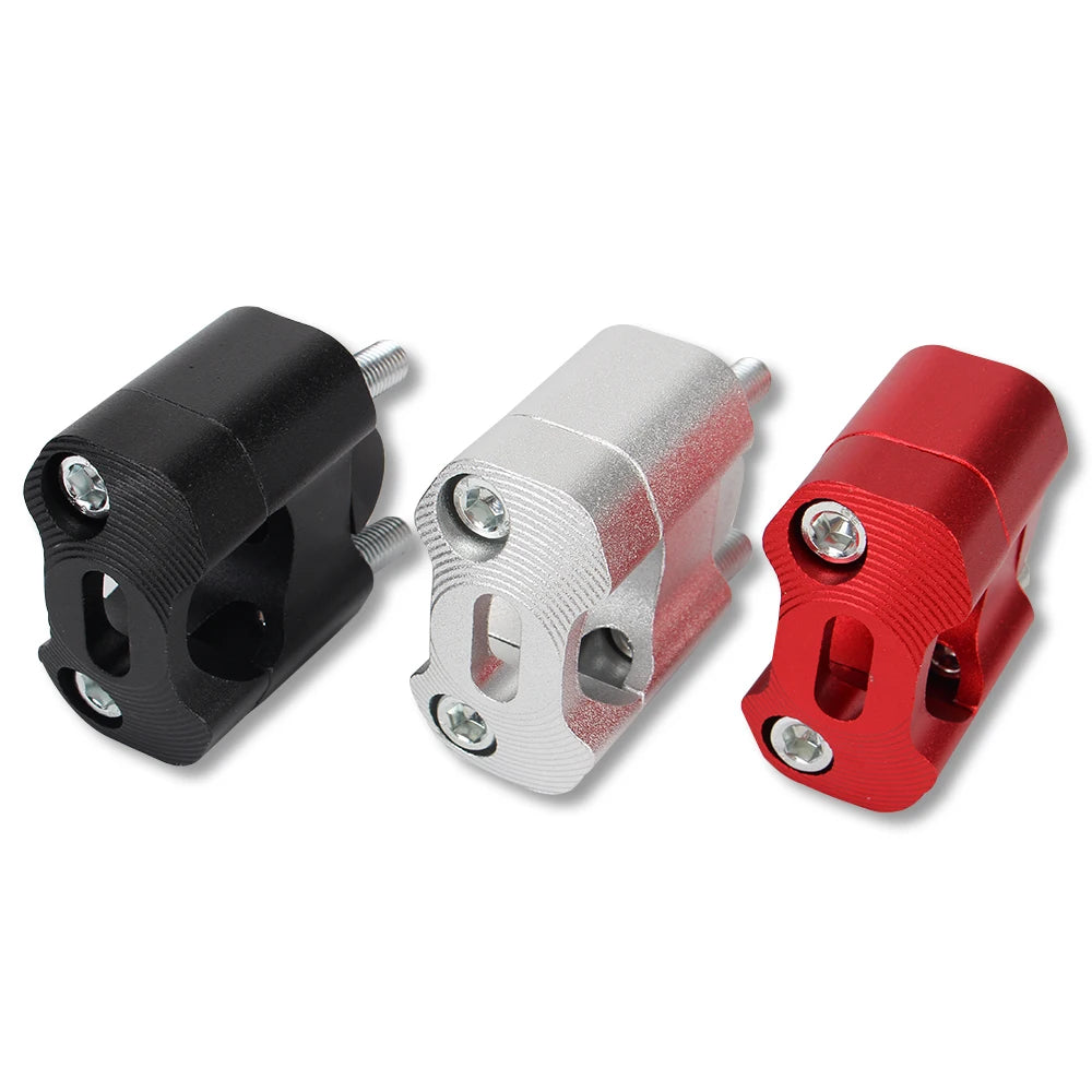 Motorcycle Handlebar Risers 22mm–28mm Adapter Clamps | 1 Pair Handlebar Riser Clamps Axl